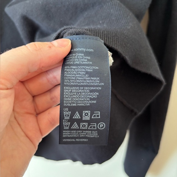🎉4/30$🎉 Tommy Hilfiger Cotton Blend Sweater Size L — 9/10 - Picture 3 of 4